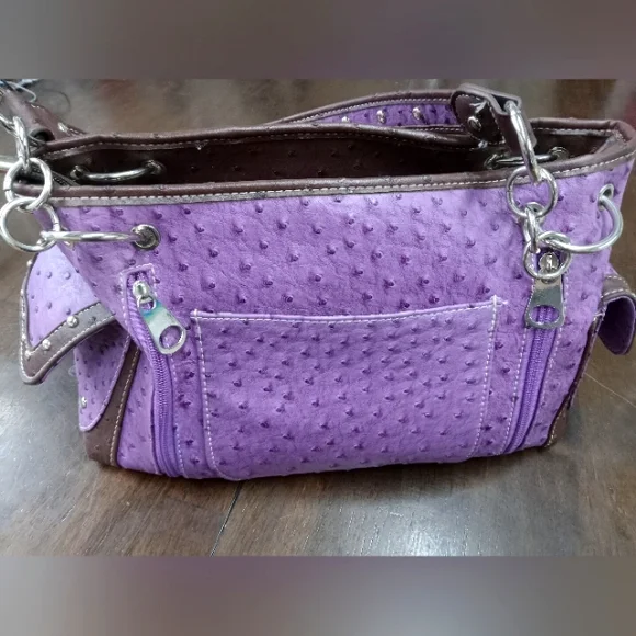 Purple Cross Purse - Picture 2 of 4